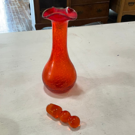 Vintage Orange Vase