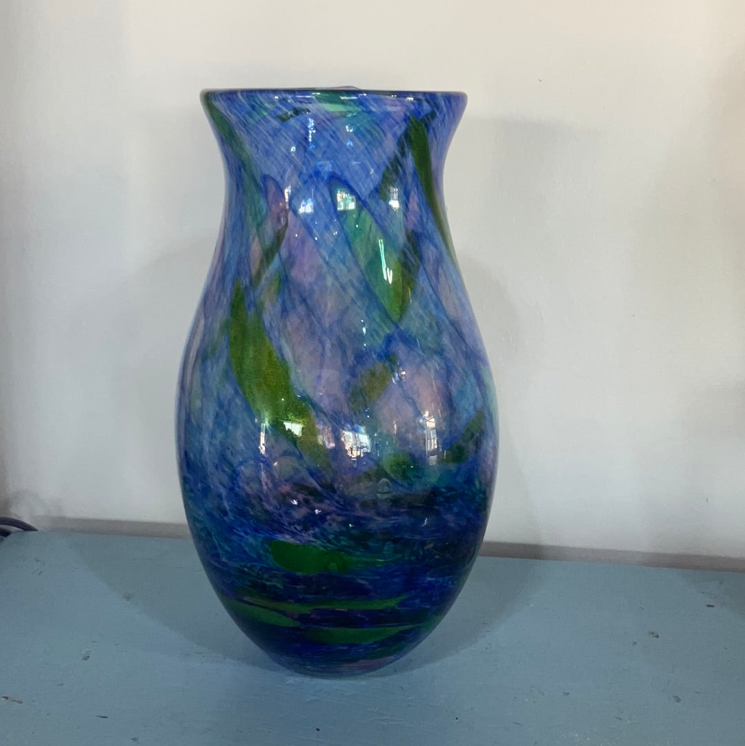 Blues and Greens Vase