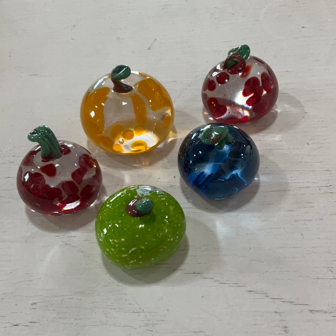 Mini Glass Apples