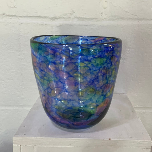 Peacock Colors Vase