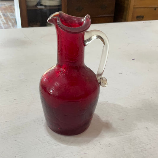 Vintage Red Pitcher