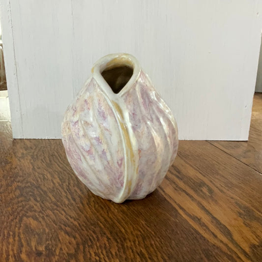 Pastel Leaf Vase