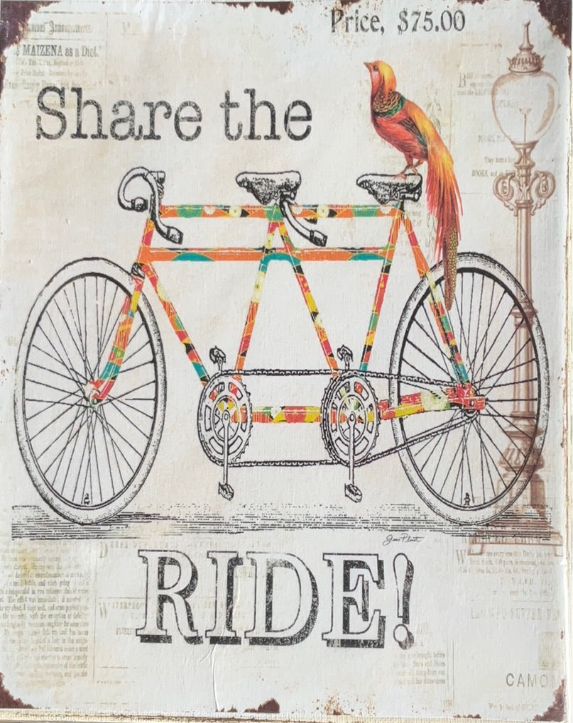 Bird Bicycle Print