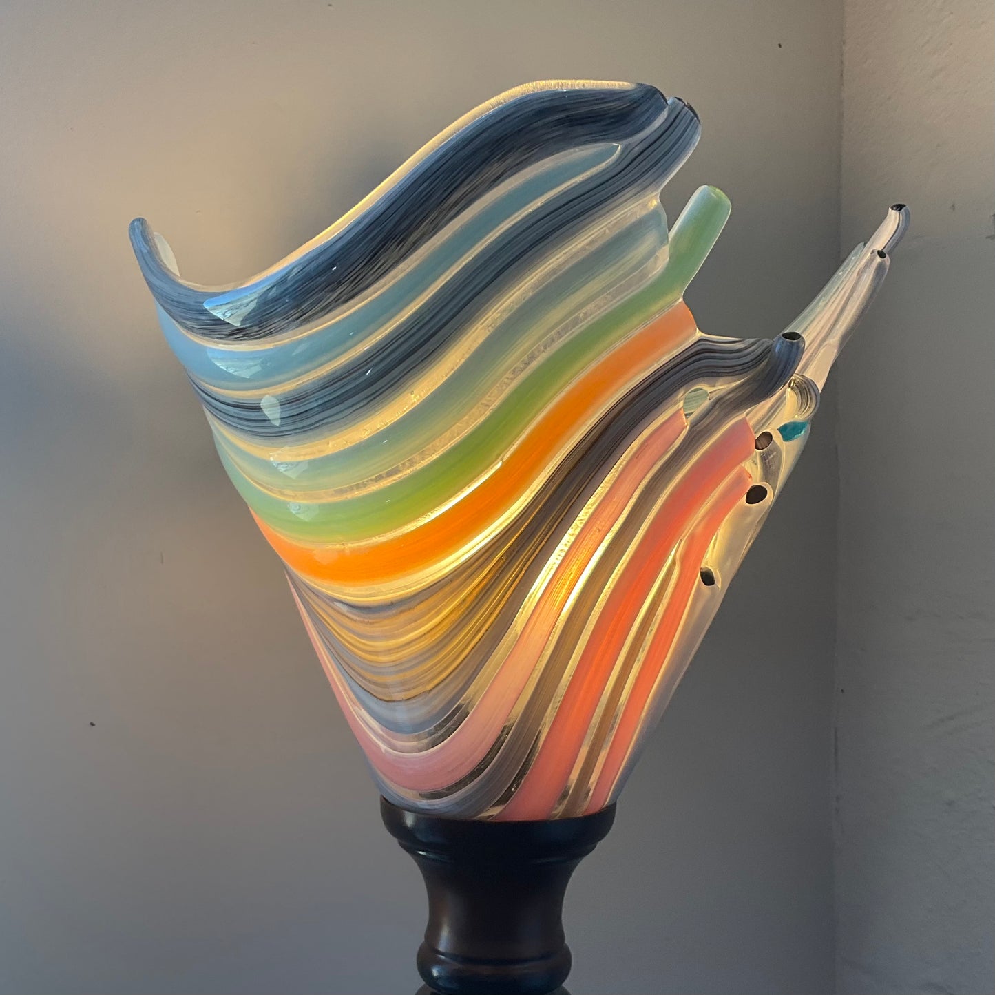 Fused Glass Lamp
