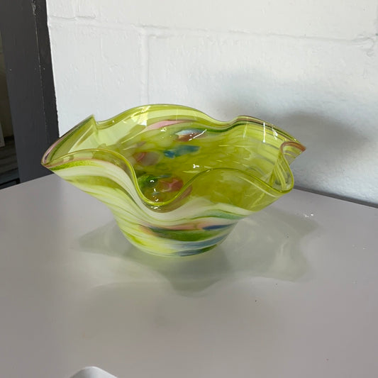 Neon Wavy Bowl