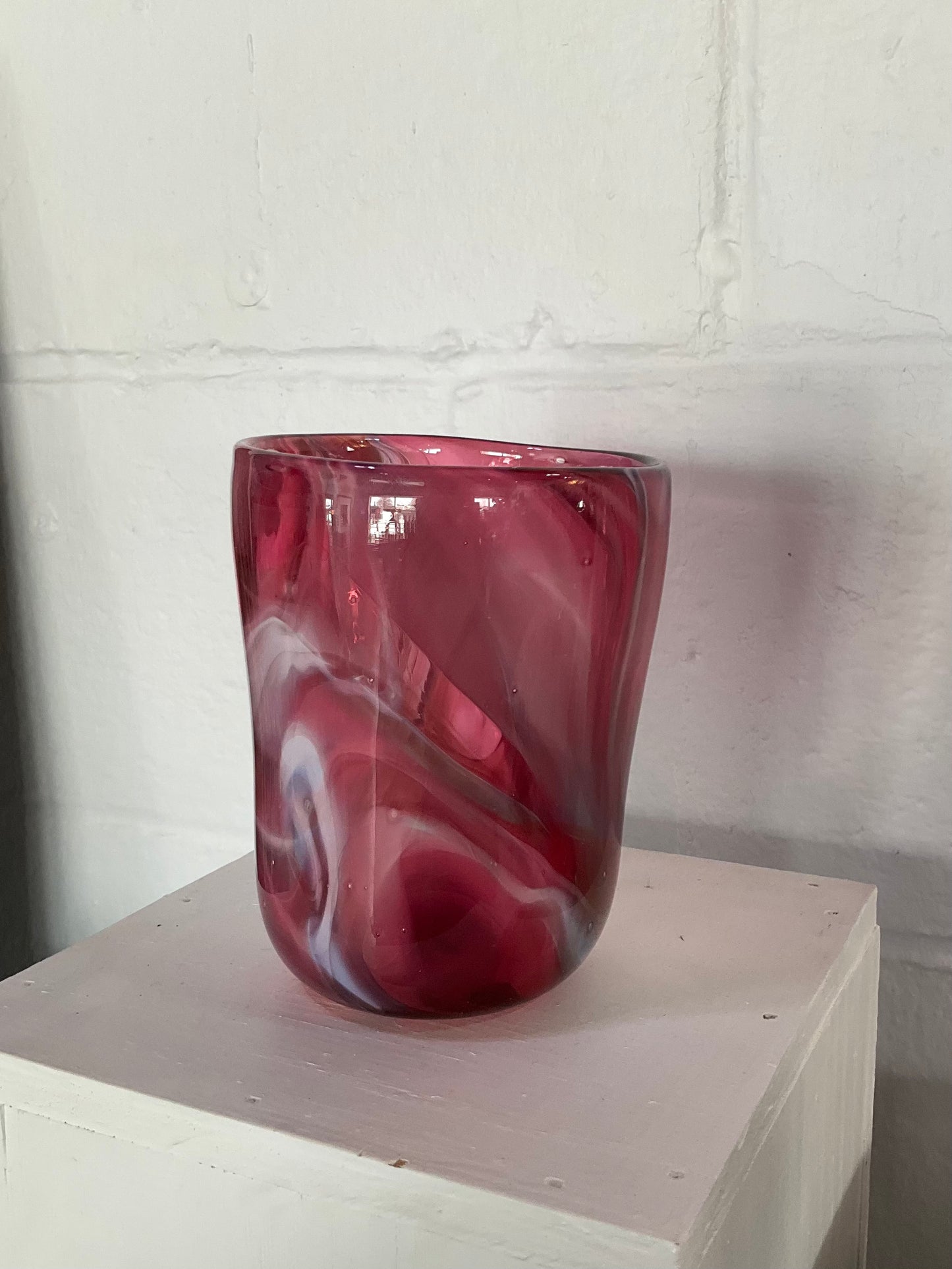 Pinkish Red Vase
